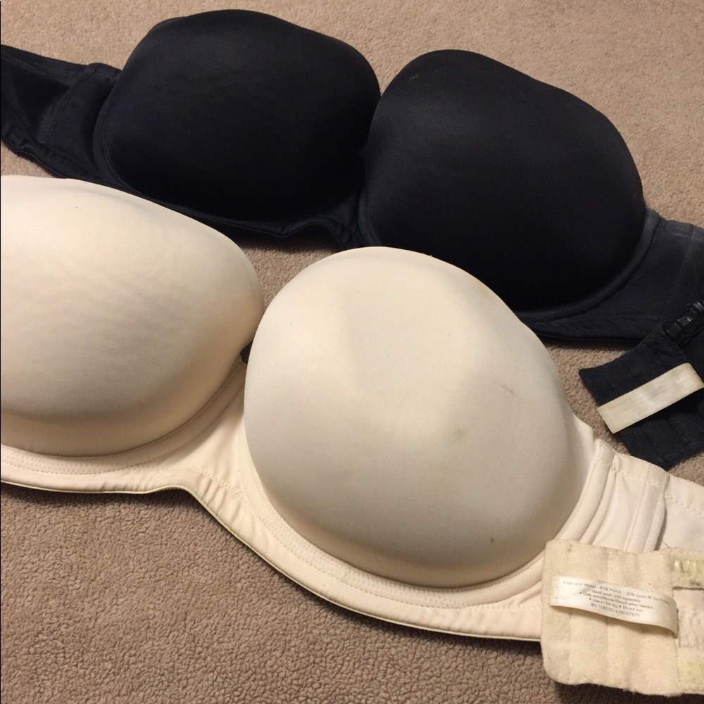 Well loved strapless bras